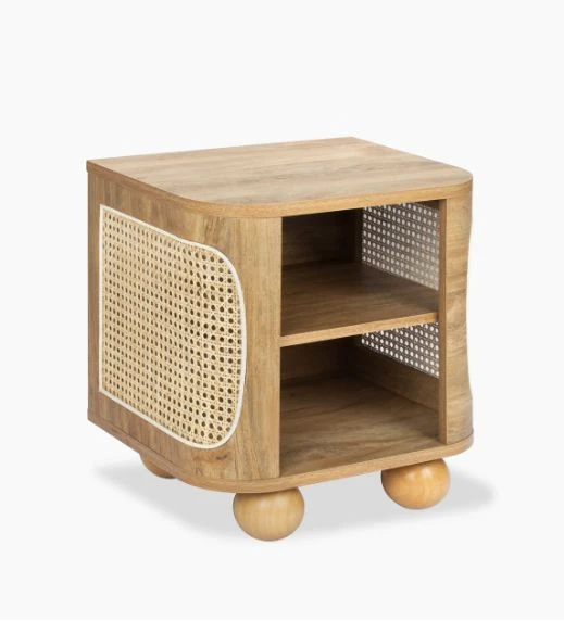 Una Wooden Side Table 